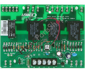 The Lennox BCC is a printed circuit board which controls the blower and monitors primary limit and gas valve operation.