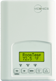 These temperature controls are offered in four distinct variations: BACnet MS/TP, Echelon-Lontalk, Zigbee Wireless or Network Ready models.